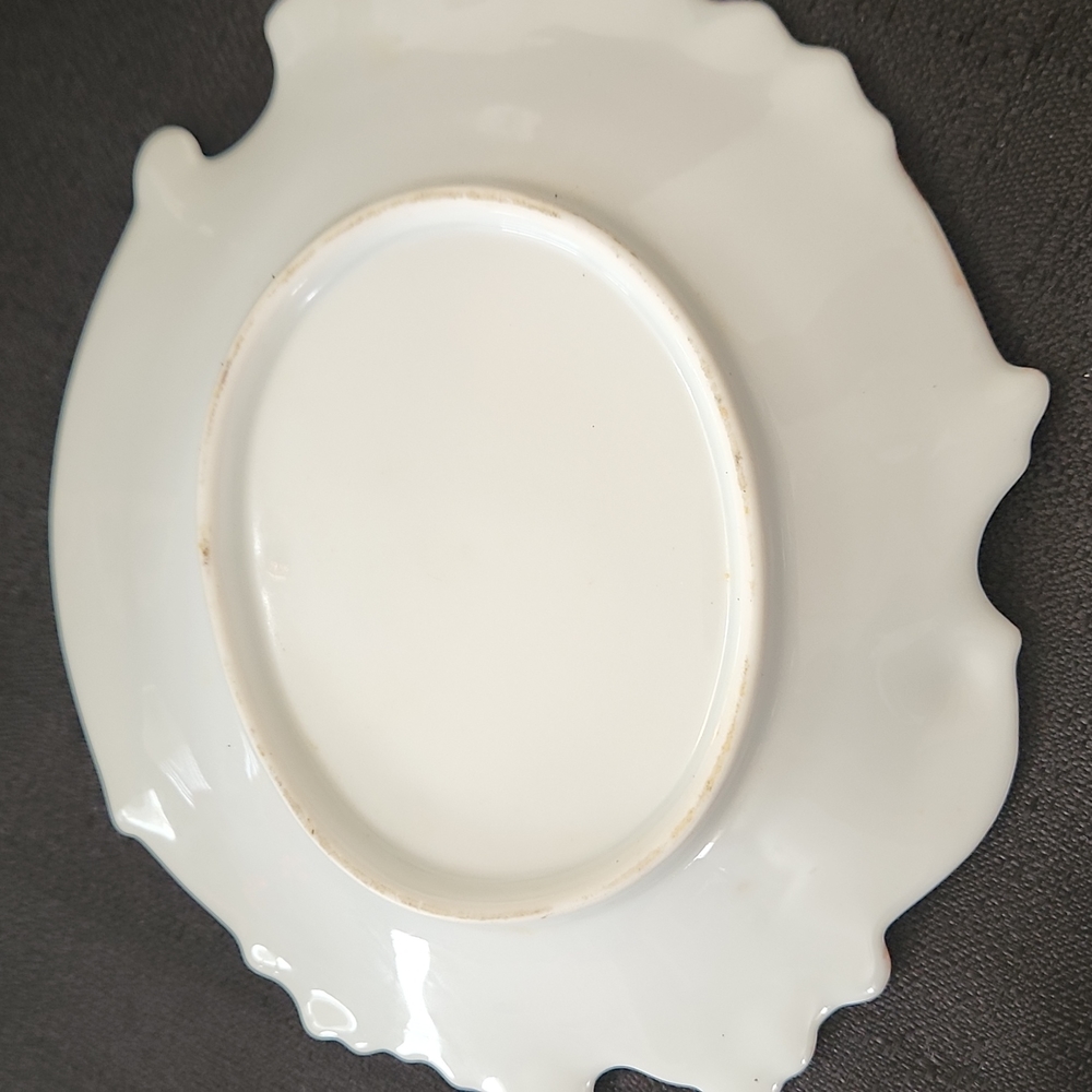 VINTAGE RUTH CROWL FISHER HAND PAINTED DECORATIVE DISH - Picture 5 of 8